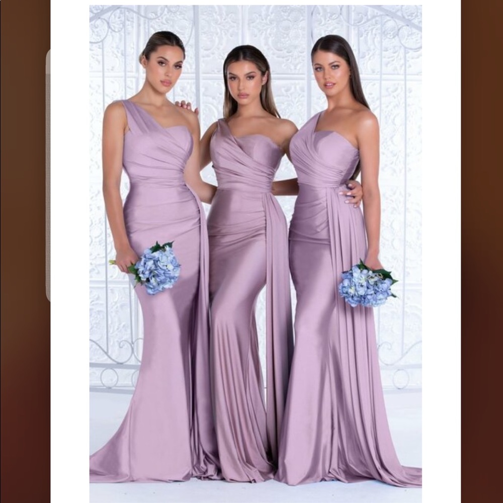 Portia & Scarlett Dusty Rose Gown Dress PS6321 (size 4)